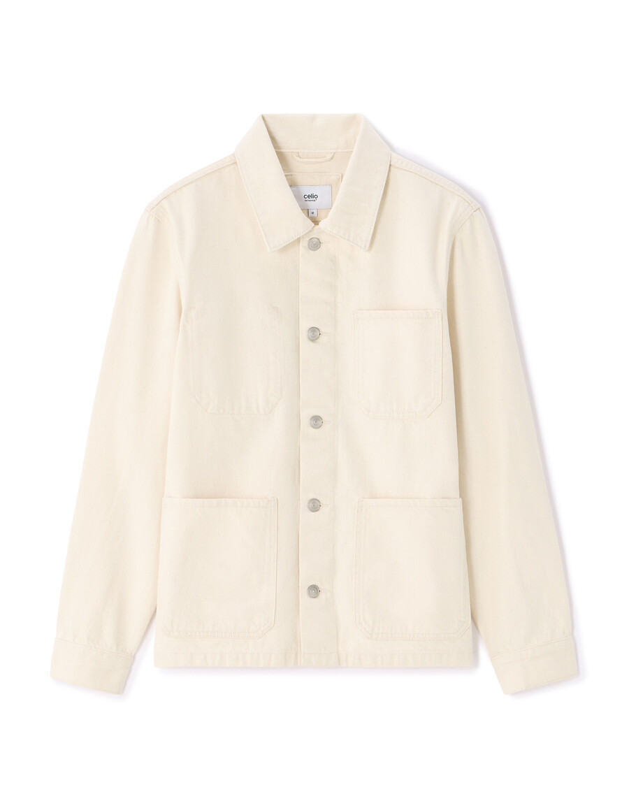 giacca in denim 100 cotone