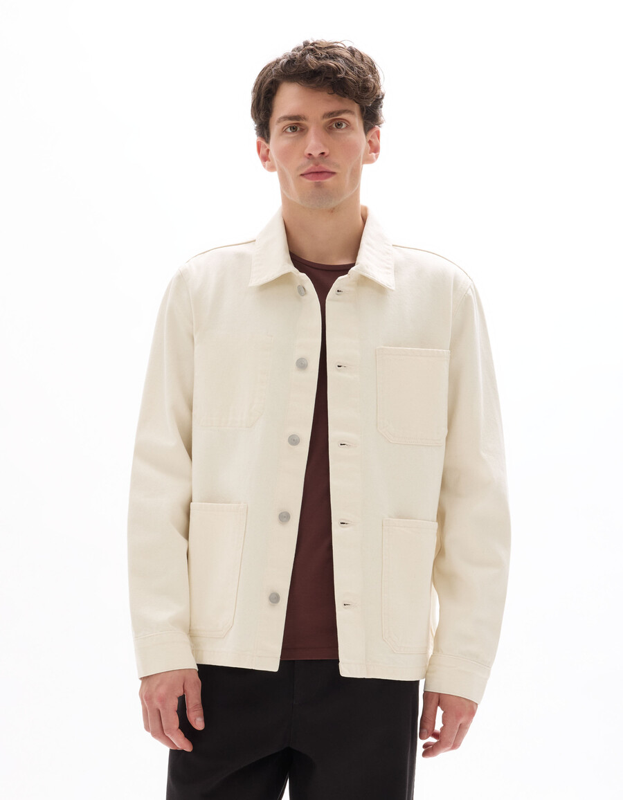 giacca in denim 100 cotone