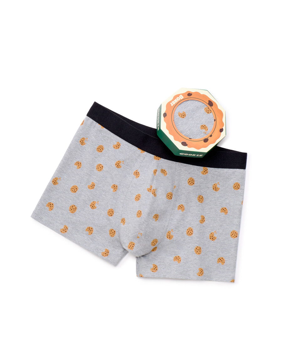 set regalo di biscotti di natale boxer