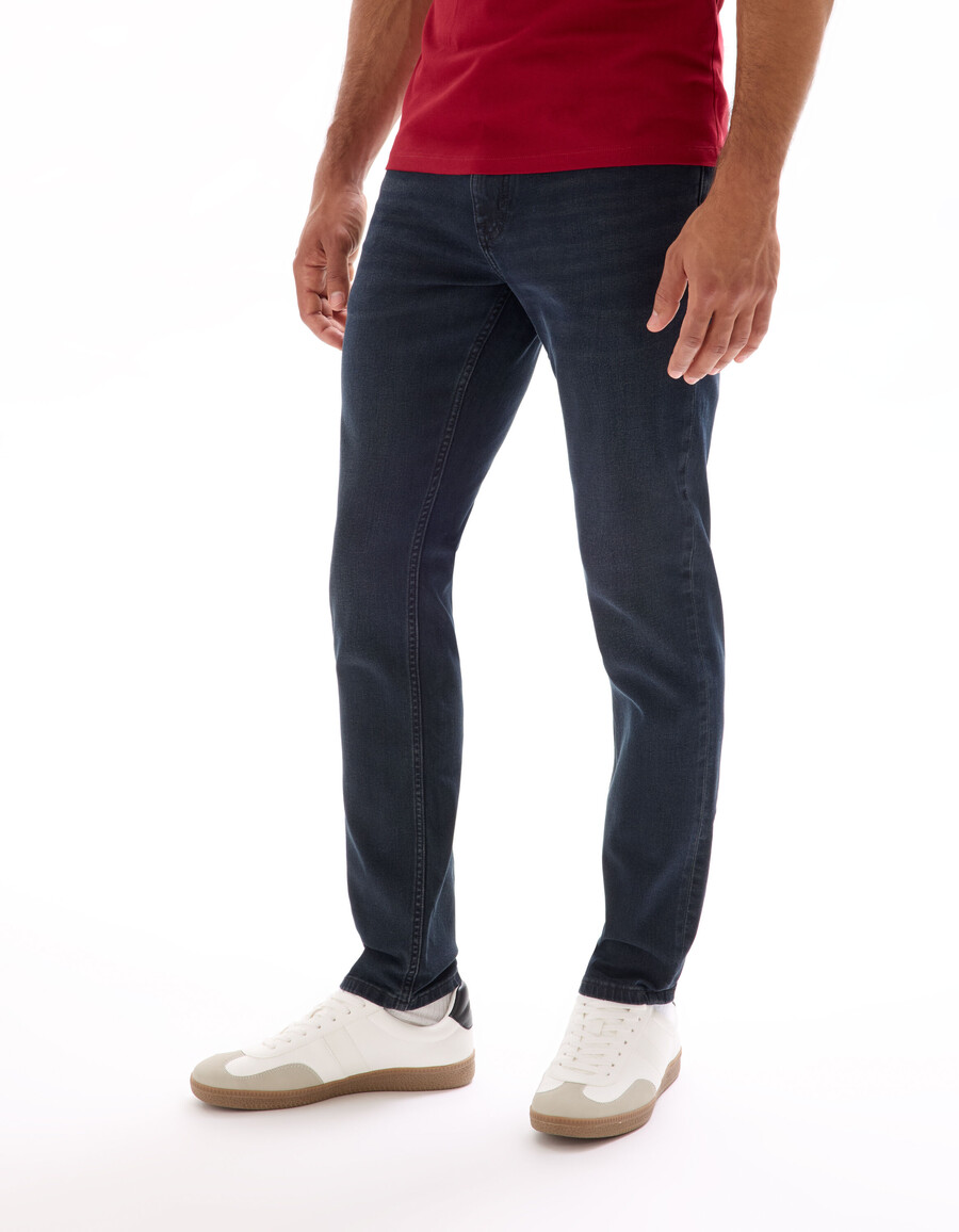 jeans slim elasticizzati in cotone