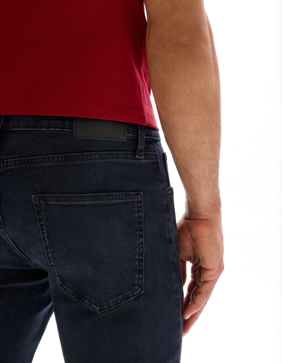 jeans slim elasticizzati in cotone