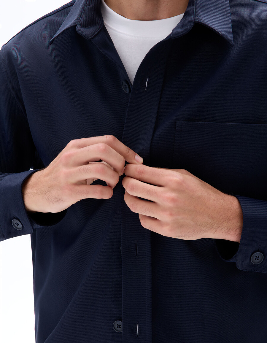 camicia in twill