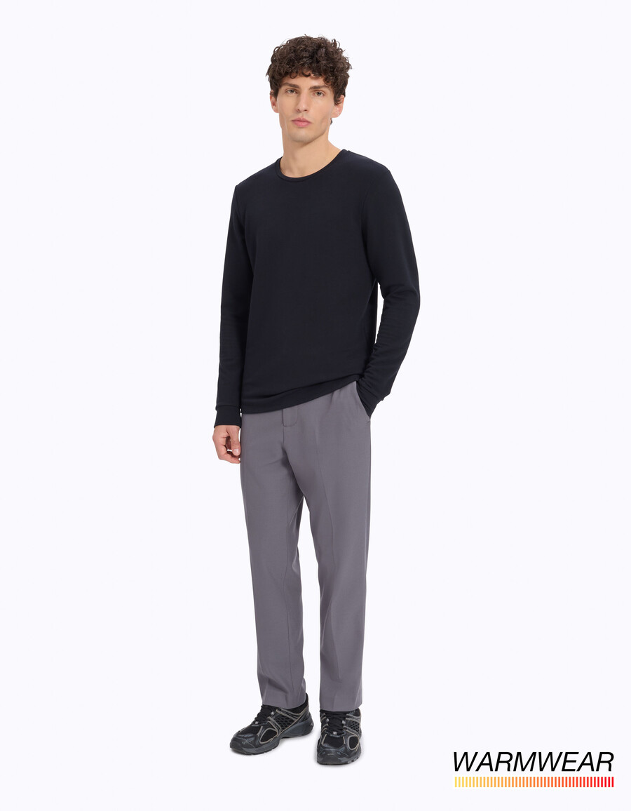 pantaloni chino slim stretch thermolite