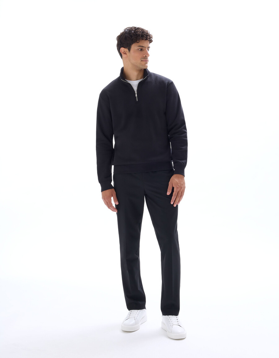 pantaloni dritti elasticizzati 24 ore