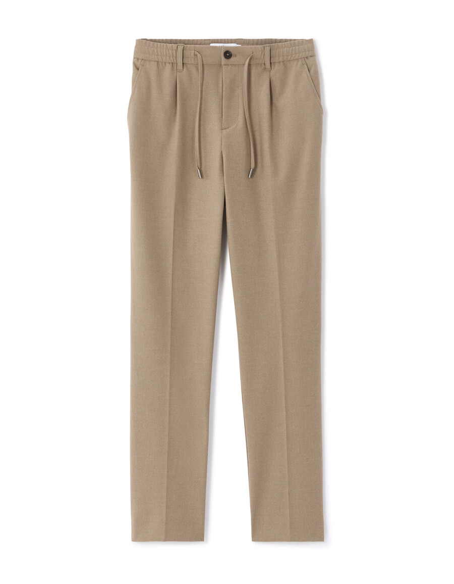 pantaloni dritti in flanella 24 ore