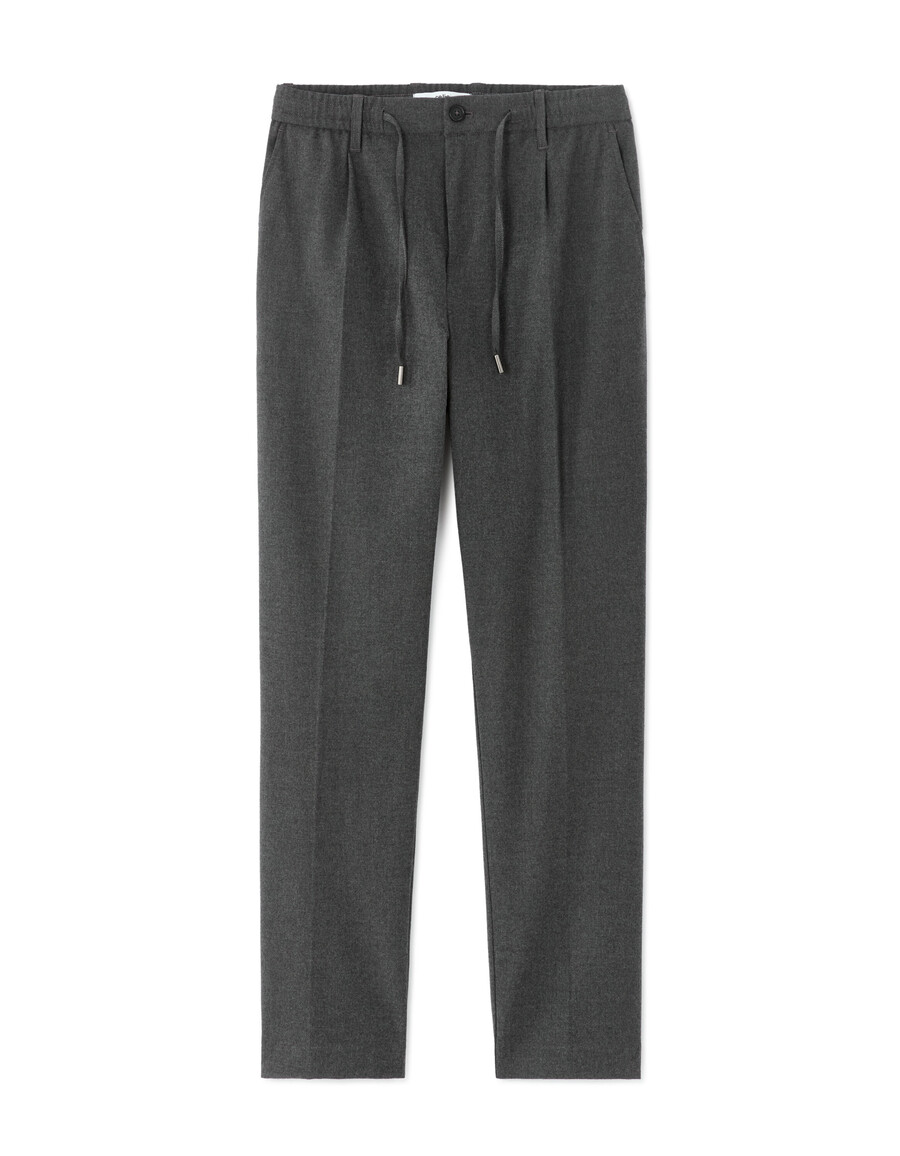 pantaloni dritti in flanella 24 ore
