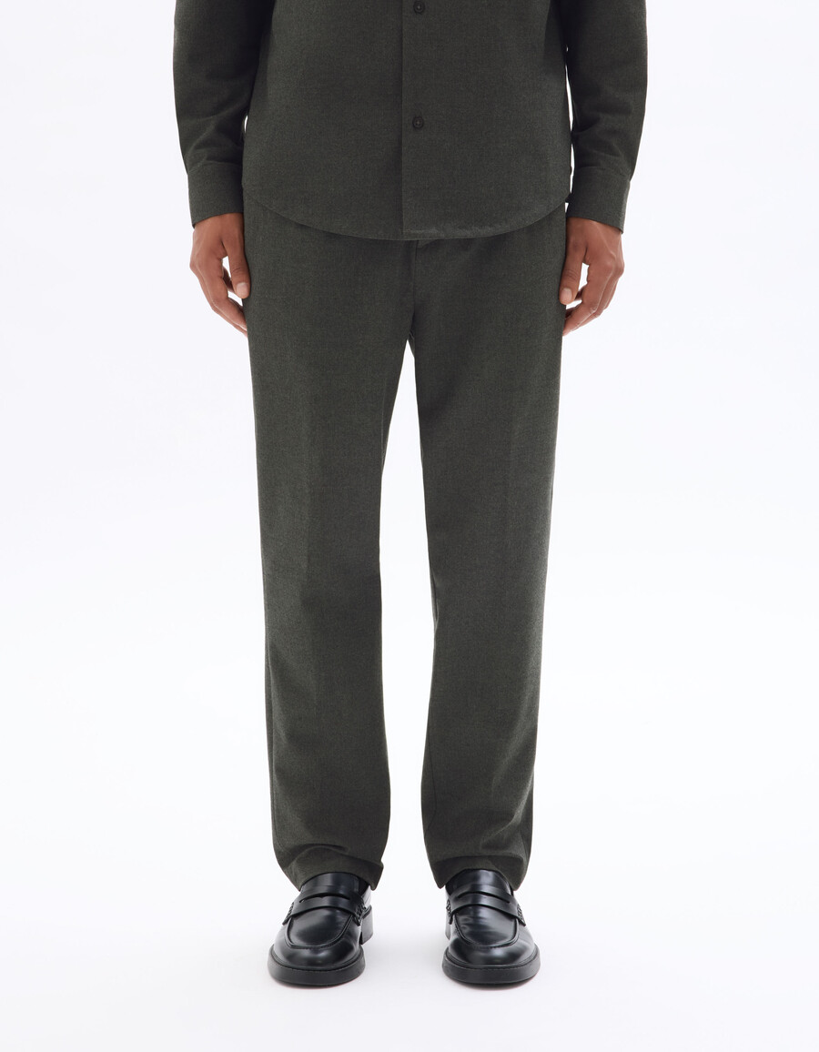 pantaloni dritti in flanella 24 ore