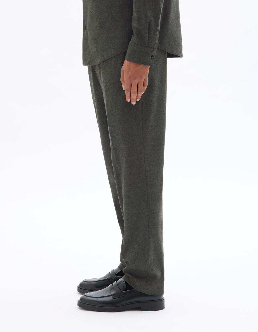 pantaloni dritti in flanella 24 ore