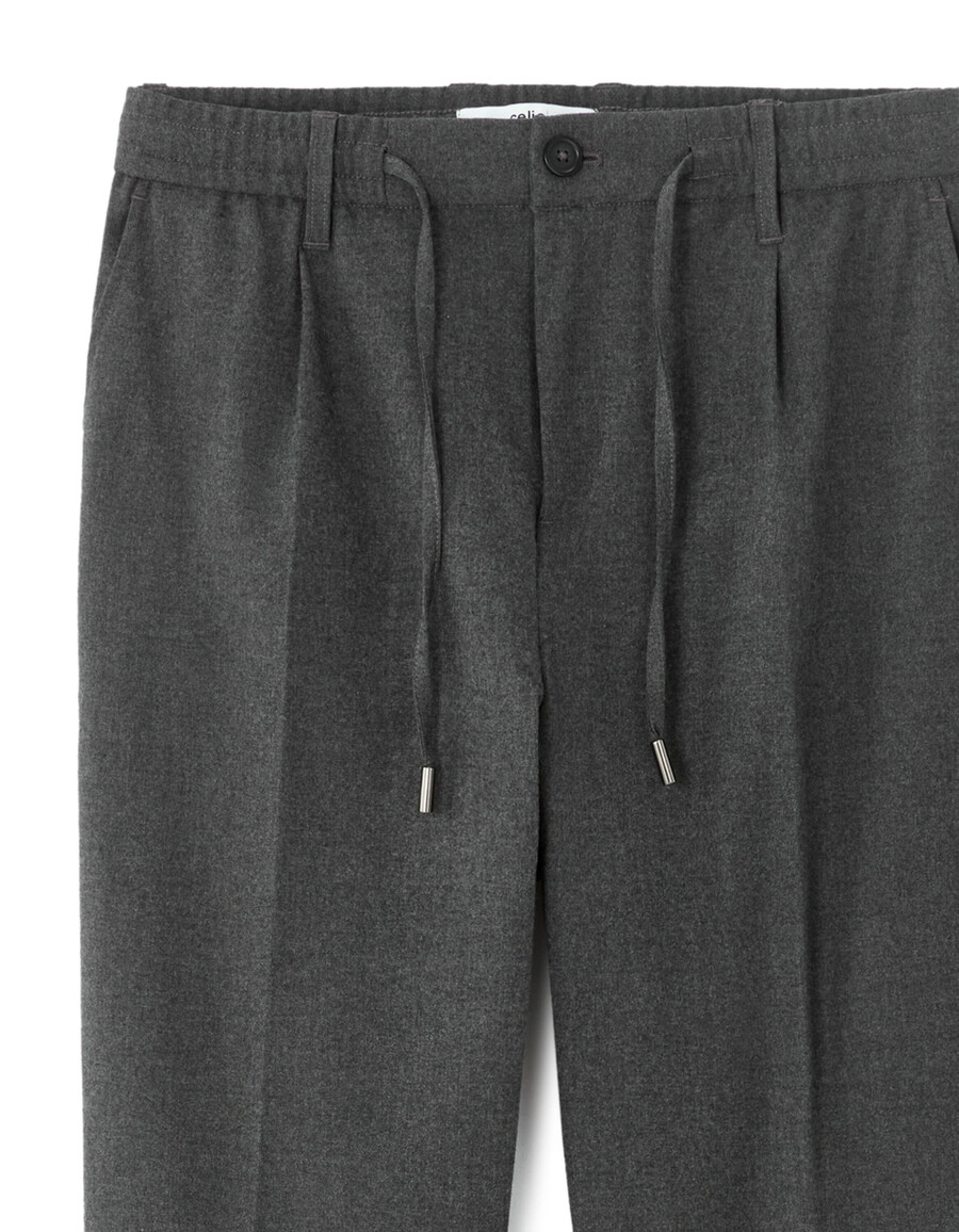 pantaloni dritti in flanella 24 ore