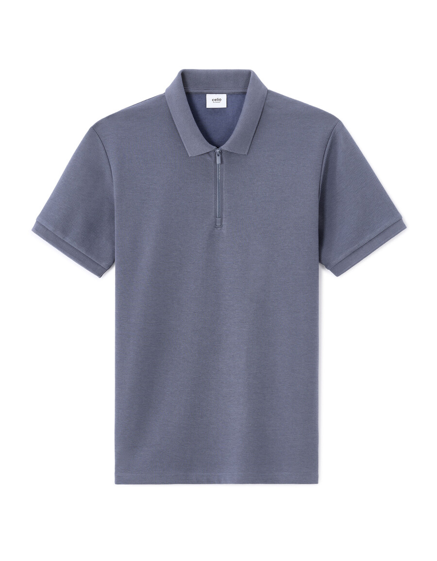 polo slim fit misto cotone