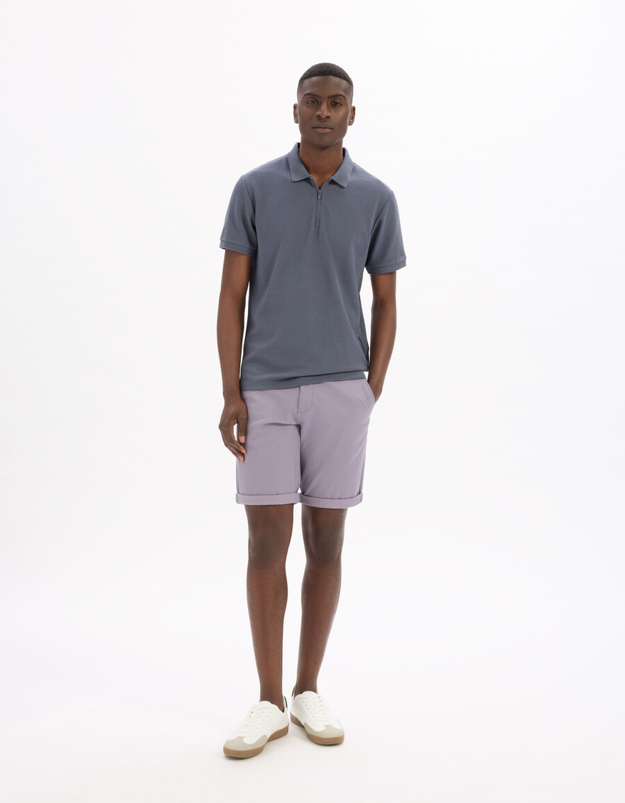 polo slim fit misto cotone