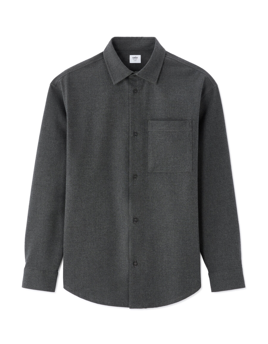camicia di flanella semplice