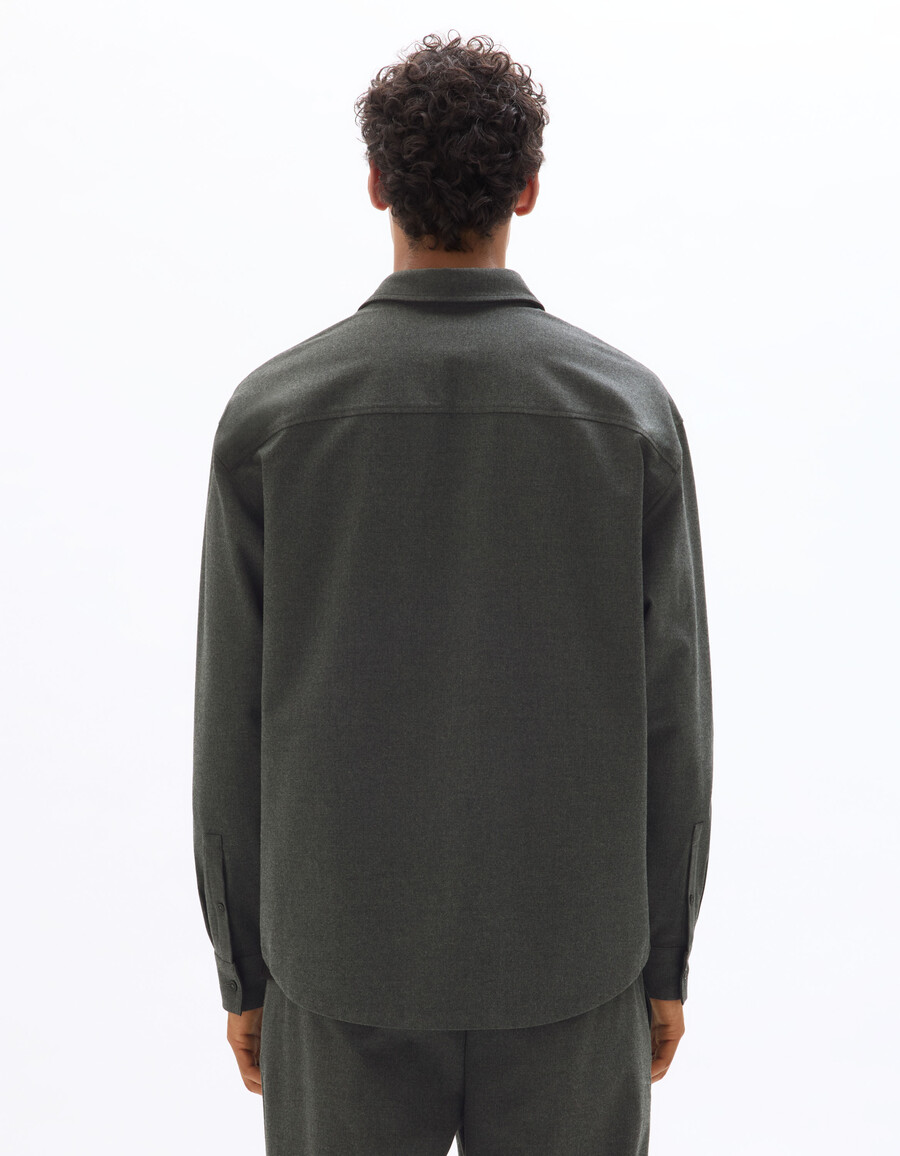 camicia di flanella semplice