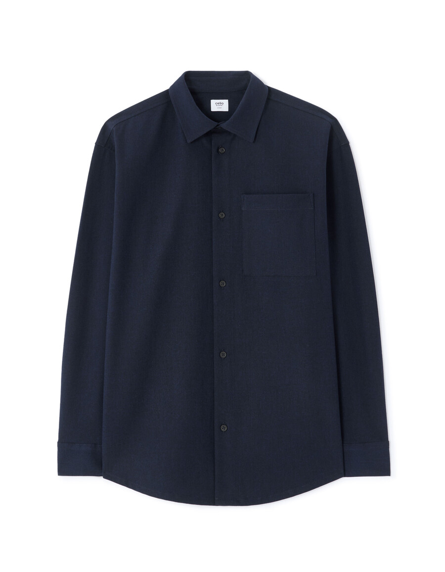camicia di flanella semplice
