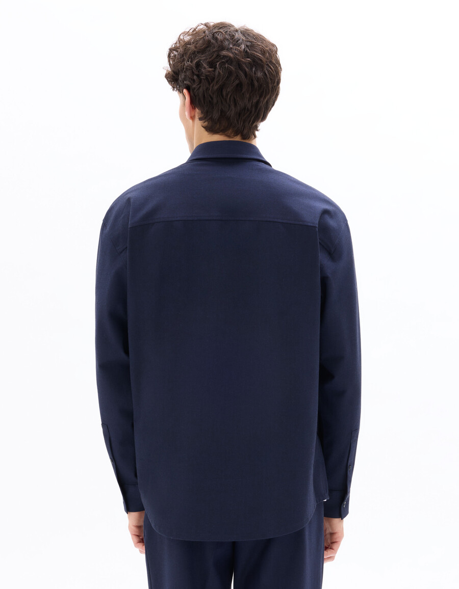 camicia di flanella semplice