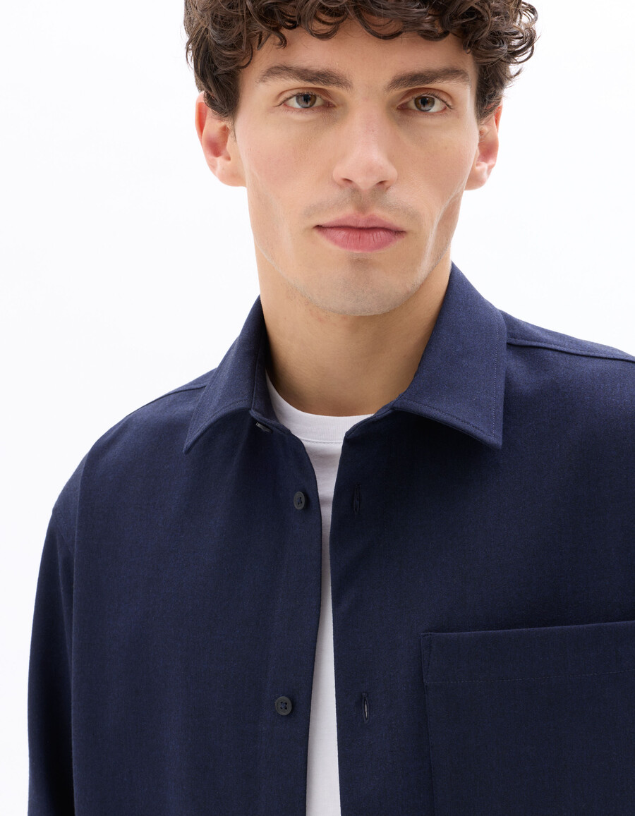 camicia di flanella semplice