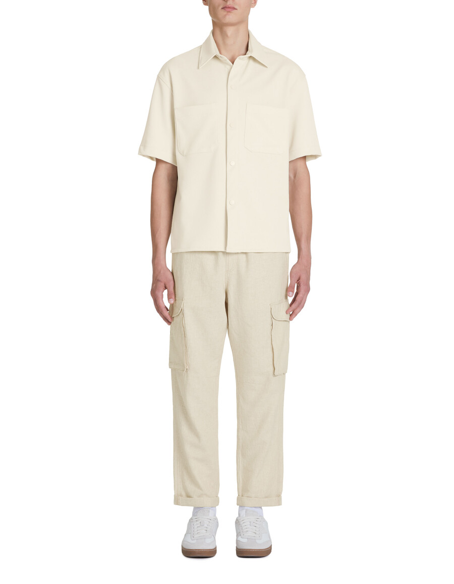 camicia beige grande