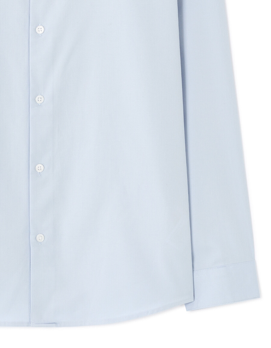 camicia slim dobby 100 cotone