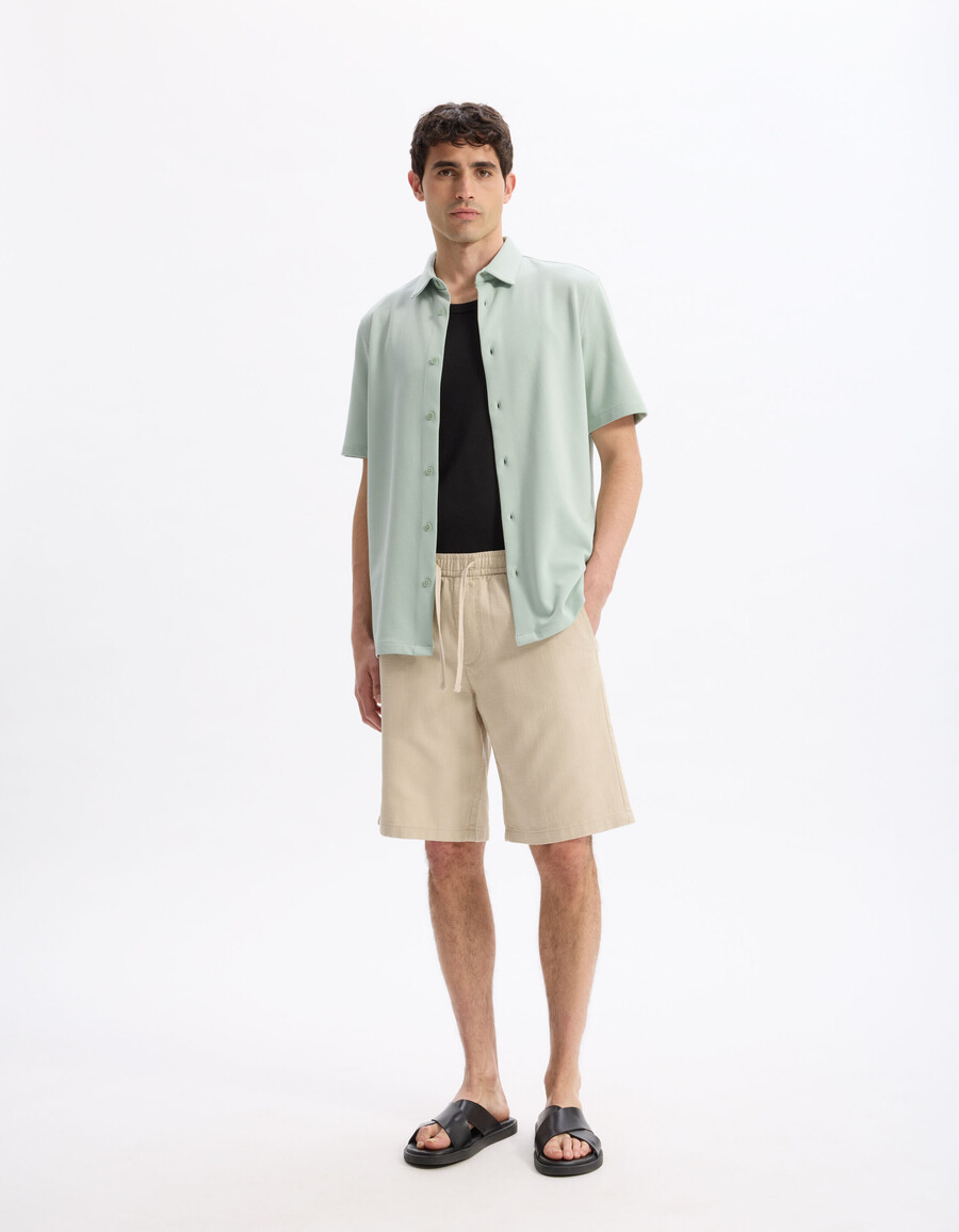 bermuda 100 twill di cotone