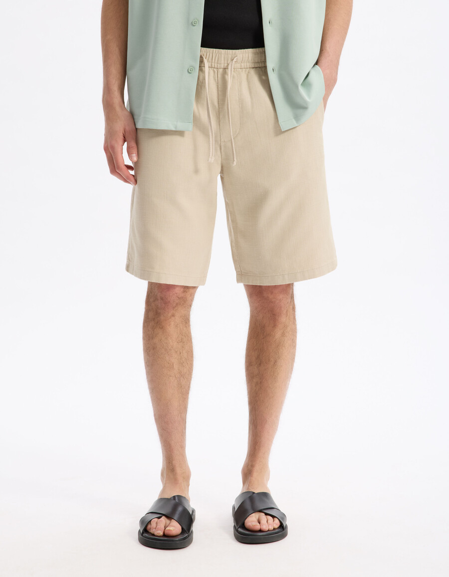 bermuda 100 twill di cotone