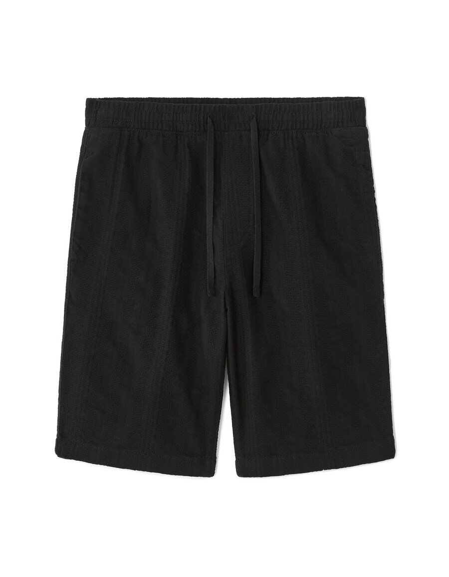 bermuda a righe jacquard 100 cotone