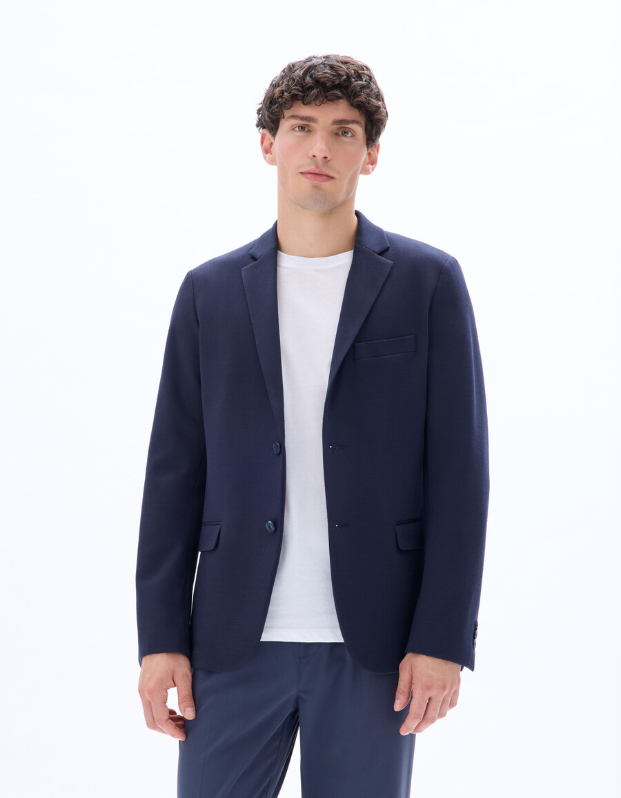 blazer elasticizzato sottile