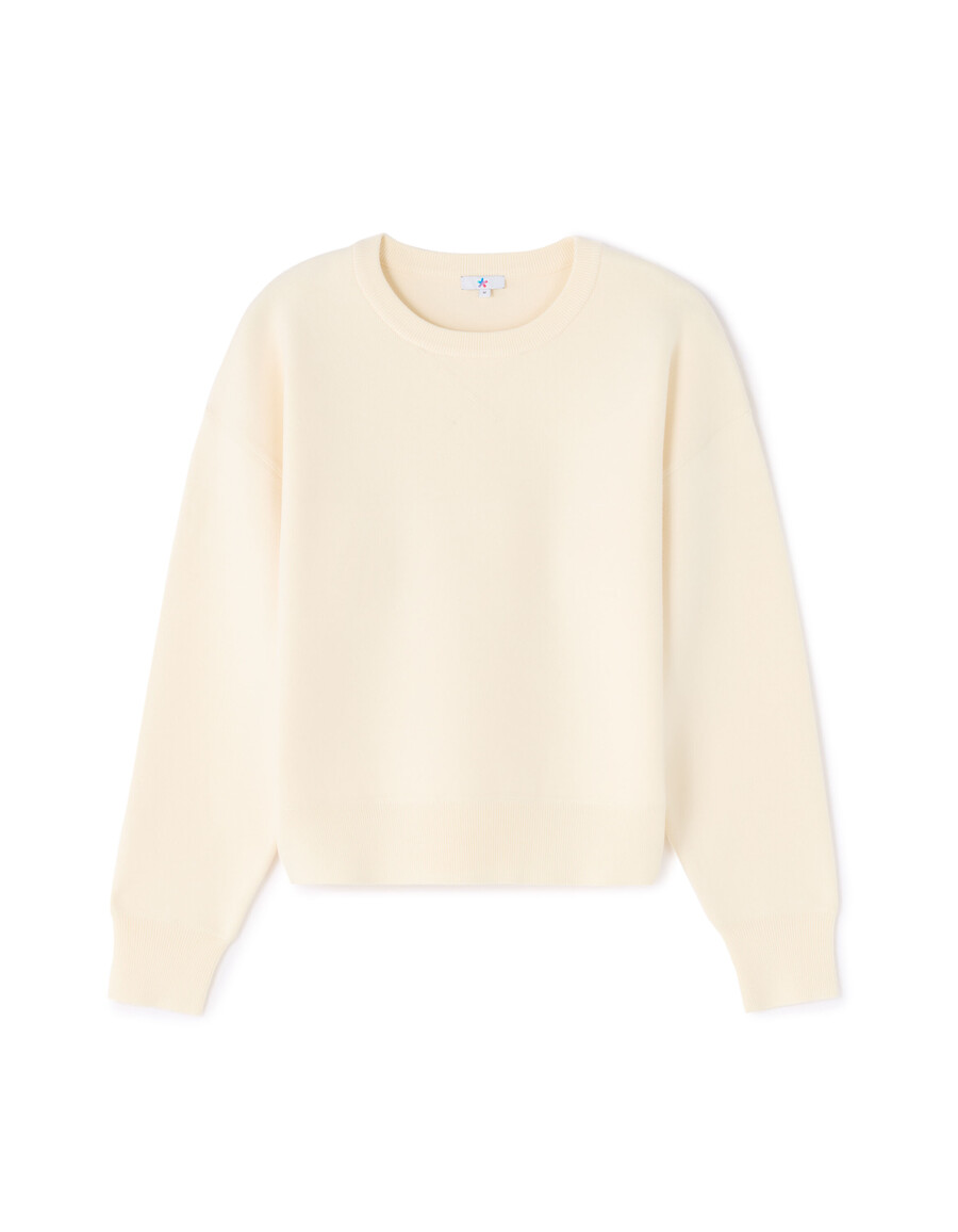maglione a maglia larga e compatta