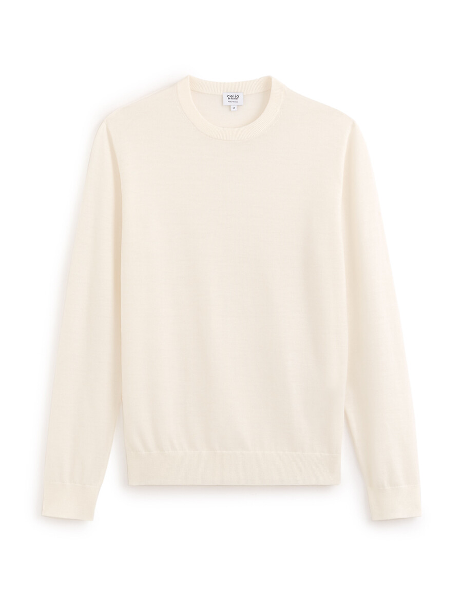 maglione girocollo 100 lana merino