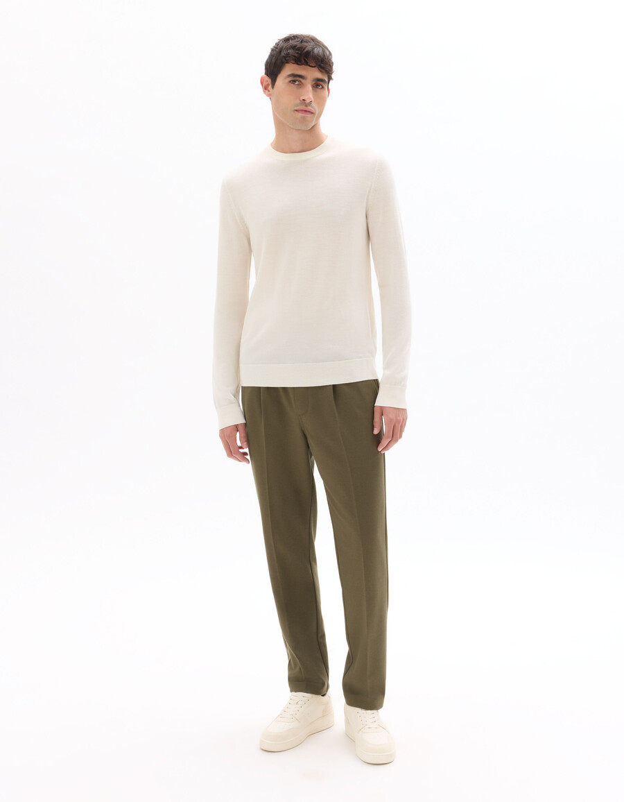 maglione girocollo 100 lana merino