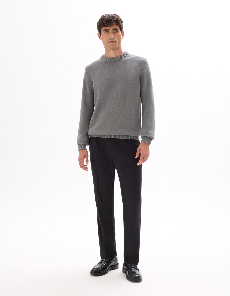 maglione girocollo in misto cotone nepsé