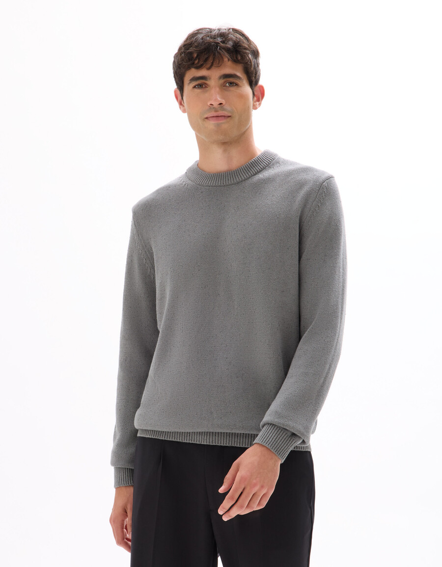 maglione girocollo in misto cotone nepsé