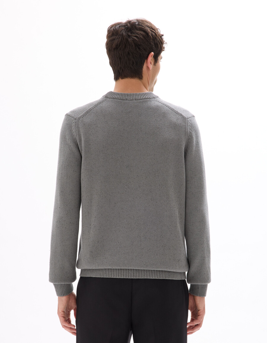 maglione girocollo in misto cotone nepsé