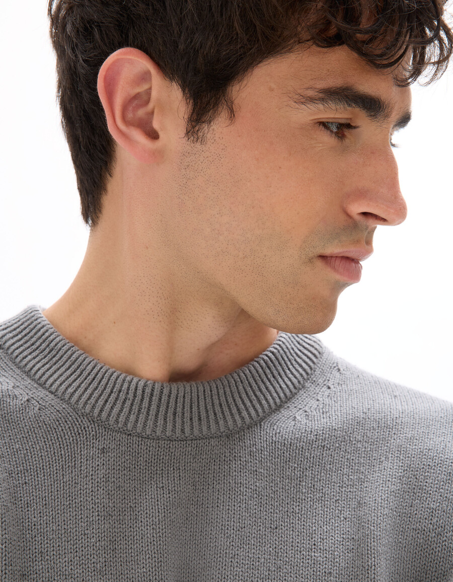 maglione girocollo in misto cotone nepsé