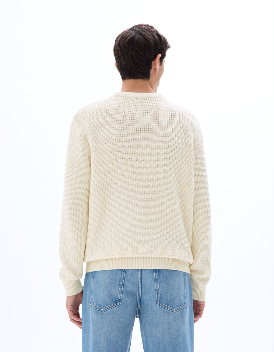 maglione girocollo rilassato 100 cotone