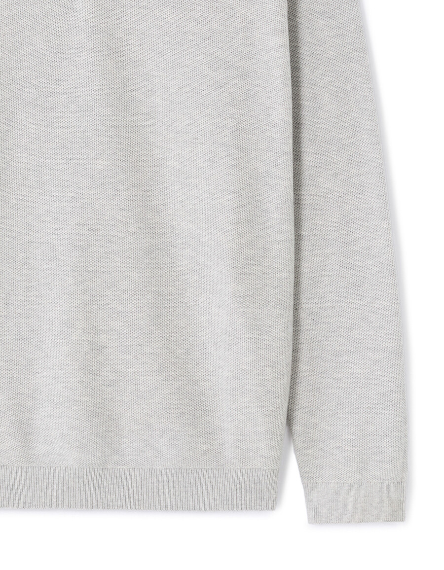 maglione a collo alto slim fit 100 cotone