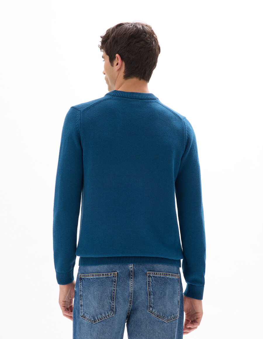 maglione girocollo in misto cotone nepsé