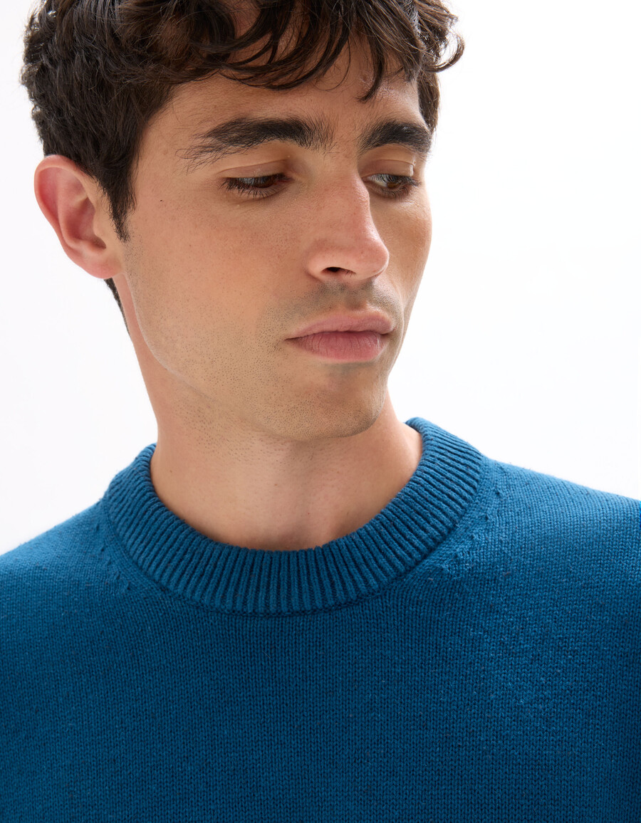 maglione girocollo in misto cotone nepsé