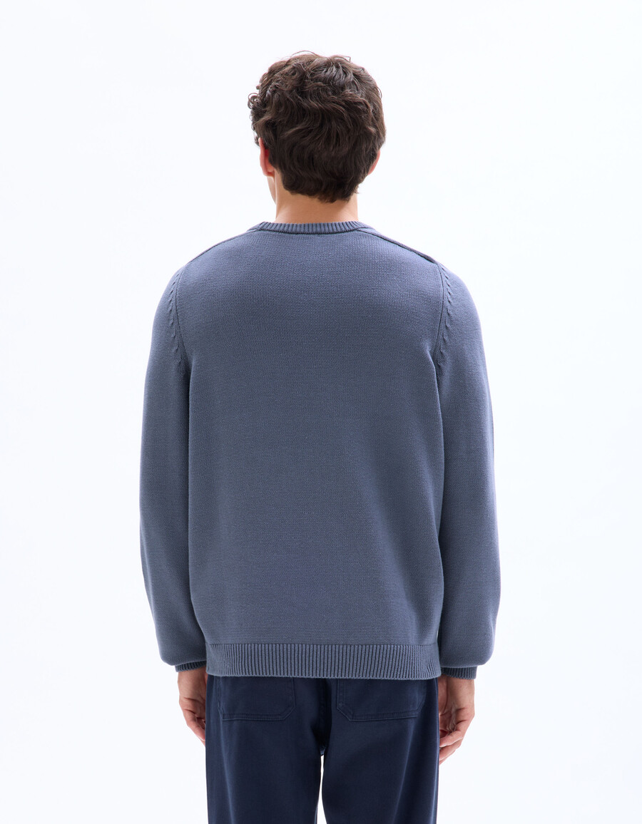 maglione girocollo semplice 100 cotone