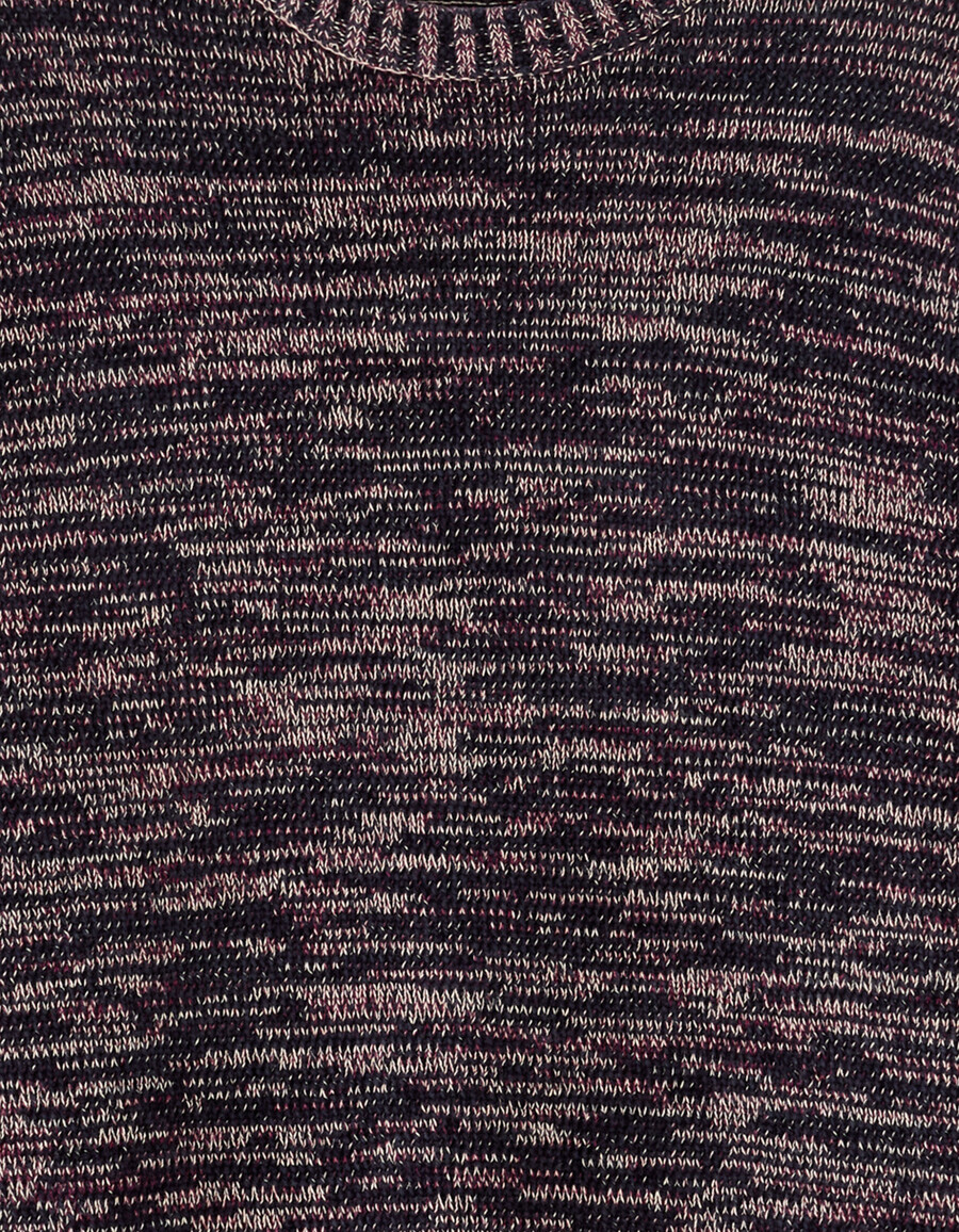 maglione girocollo 100 ciniglia di cotone