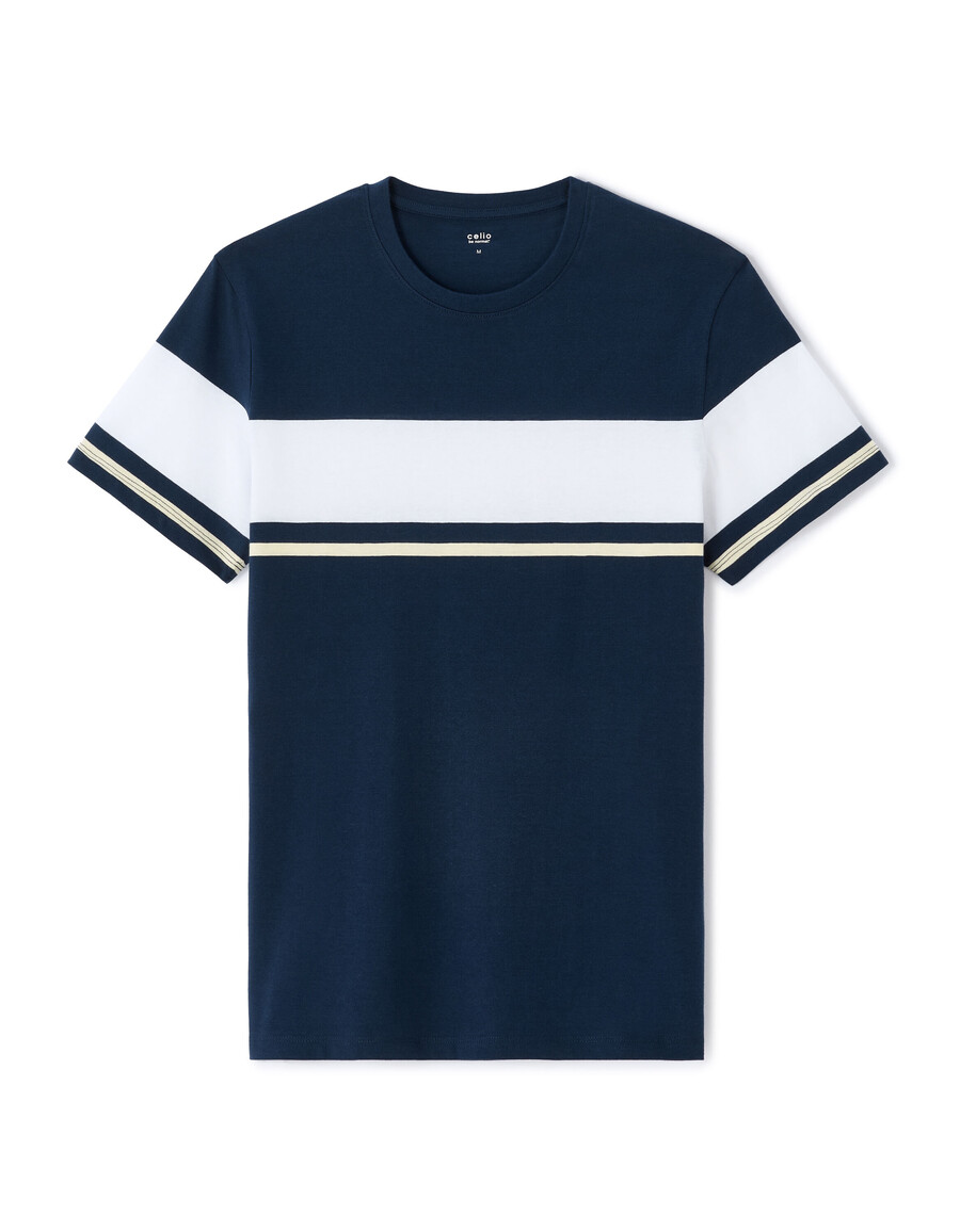 t-shirt girocollo regolare 100 cotone