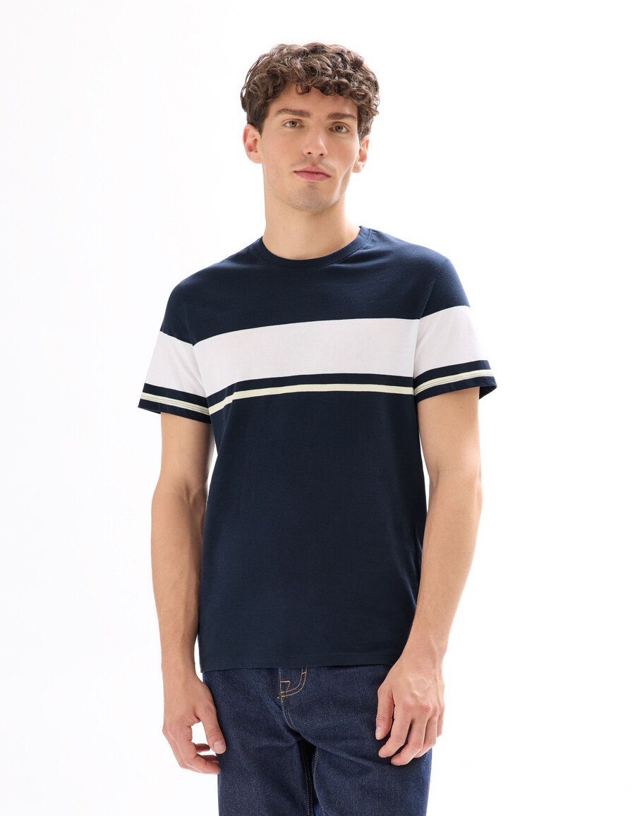 t-shirt girocollo regolare 100 cotone