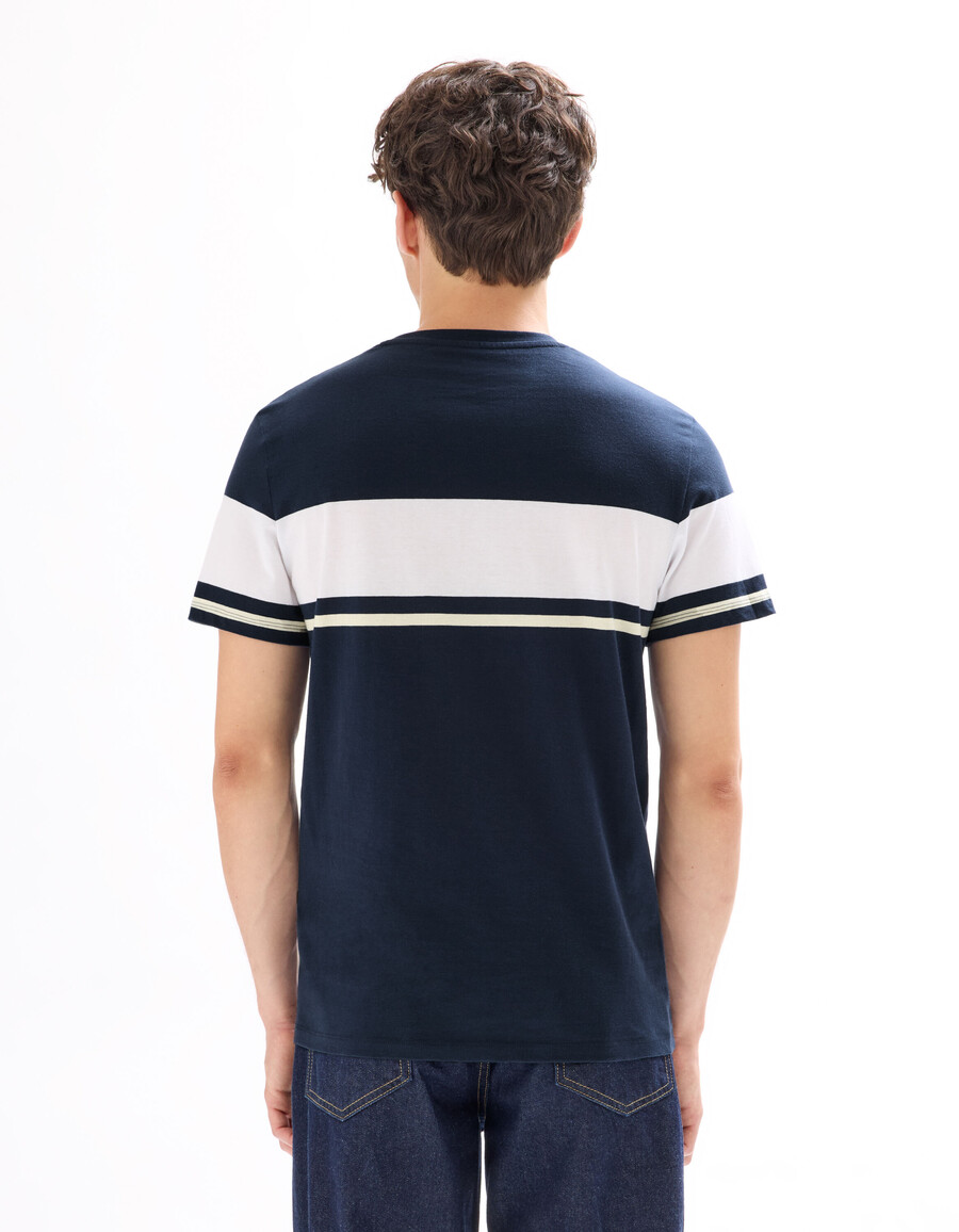 t-shirt girocollo regolare 100 cotone