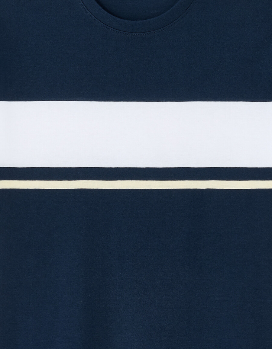 t-shirt girocollo regolare 100 cotone